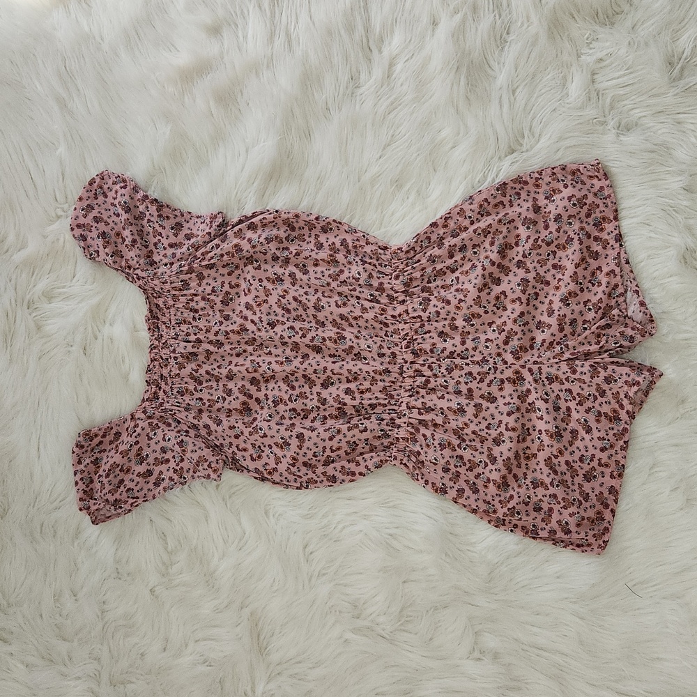 Girls Short Sleeve Shorts Romper (Size 10/12)